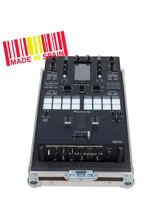 Flight case Compact disc Pioneer® DJM-S11 Plata
