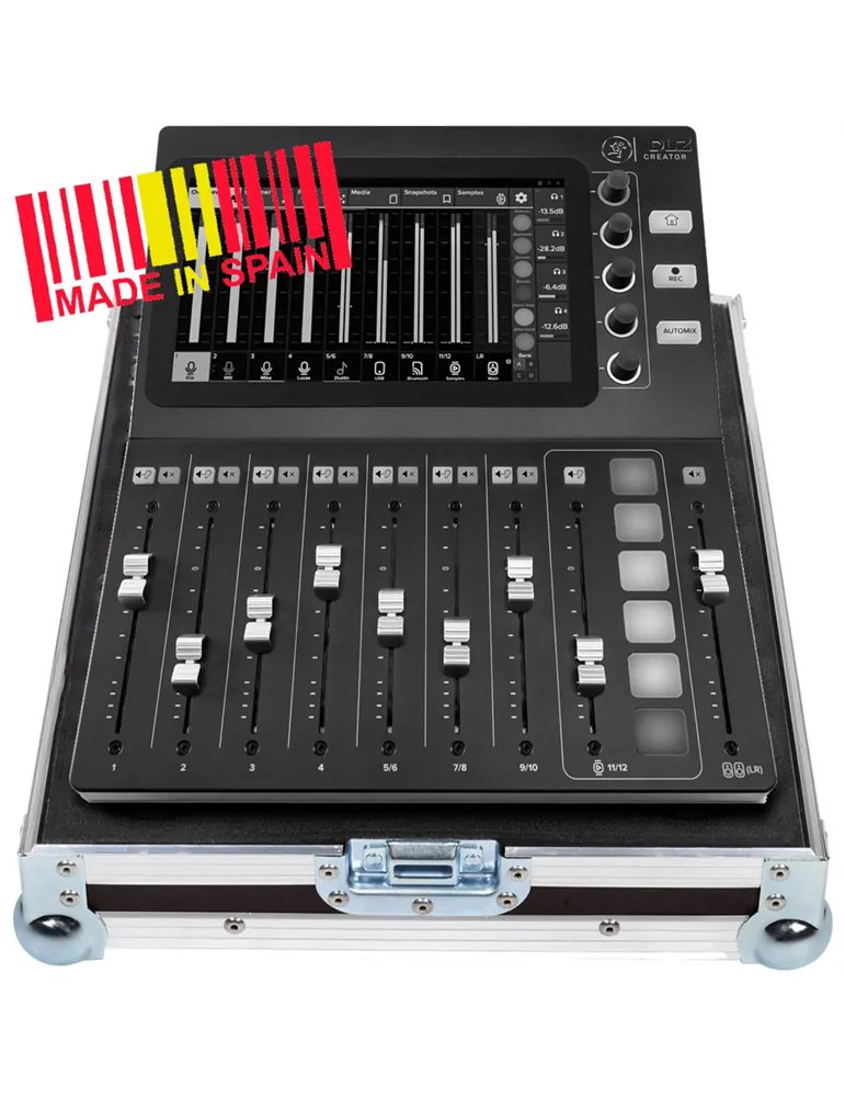 Maleta Profesional Mackie® DLZ Plata