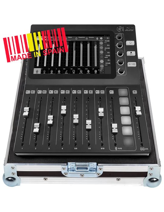 Maleta Profesional Mackie® DLZ Plata