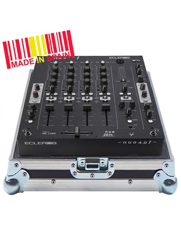 Flight case Mezclador Ecler Dj® NUO4.0F, Plata
