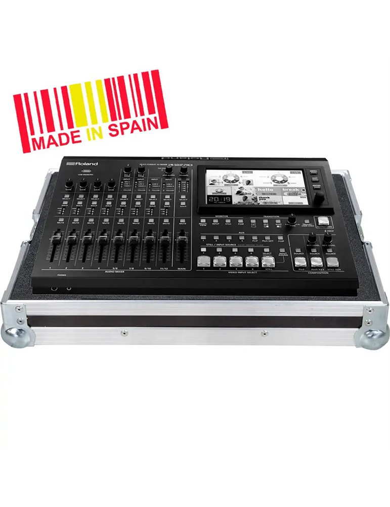 Flight Case mezclador AV Multifomat  Roland® WR-50HDII