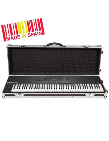Flight case Teclado para Native Instruments® KONTROL S88MK3, Ruedas