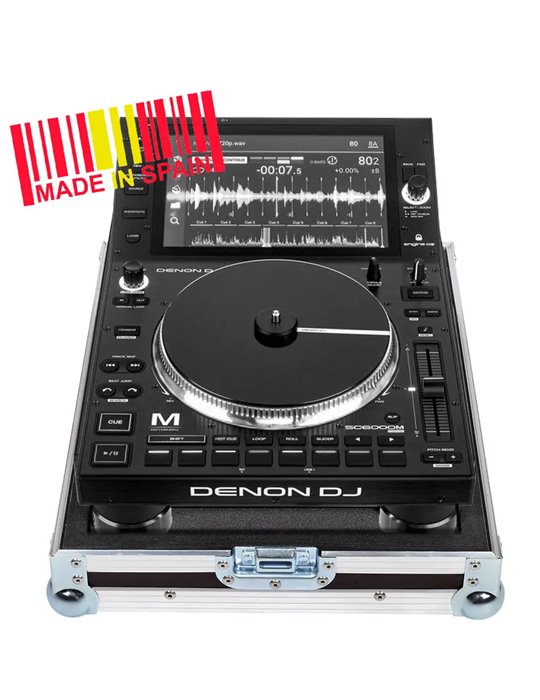Flight case Compact disc Denondj® SC6000/M Plata