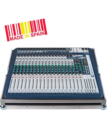 Flight case Mezclador Soundcraft® SIGNATURE22, Plata