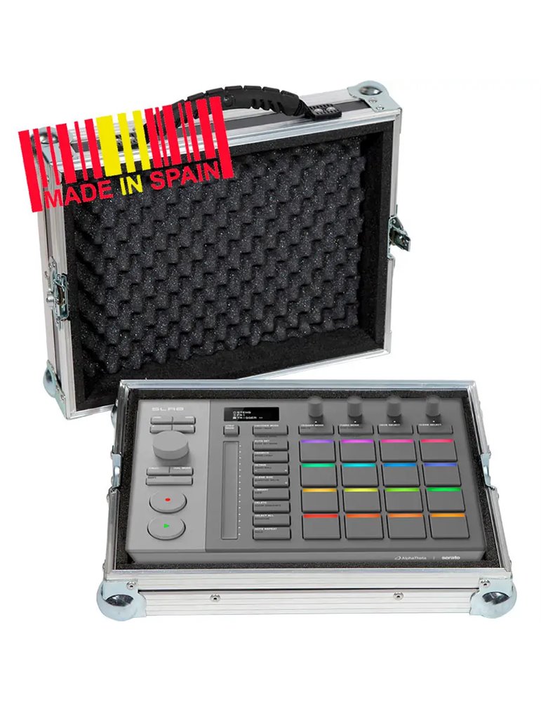 Flight case Modulo de efectos Alphatheta® SLAB Plata.