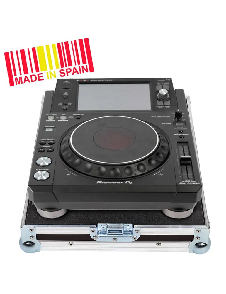 Flight case Multireproductor Pioneer® XDJ-1000MK2 Plata