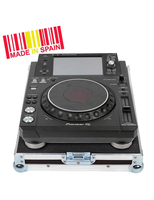 Flight case Multireproductor Pioneer® XDJ-1000MK2 Plata