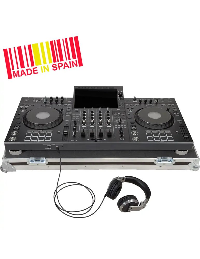 Flight case controlador Alphatheta® XDJ-AZ Plata (Ruedas).