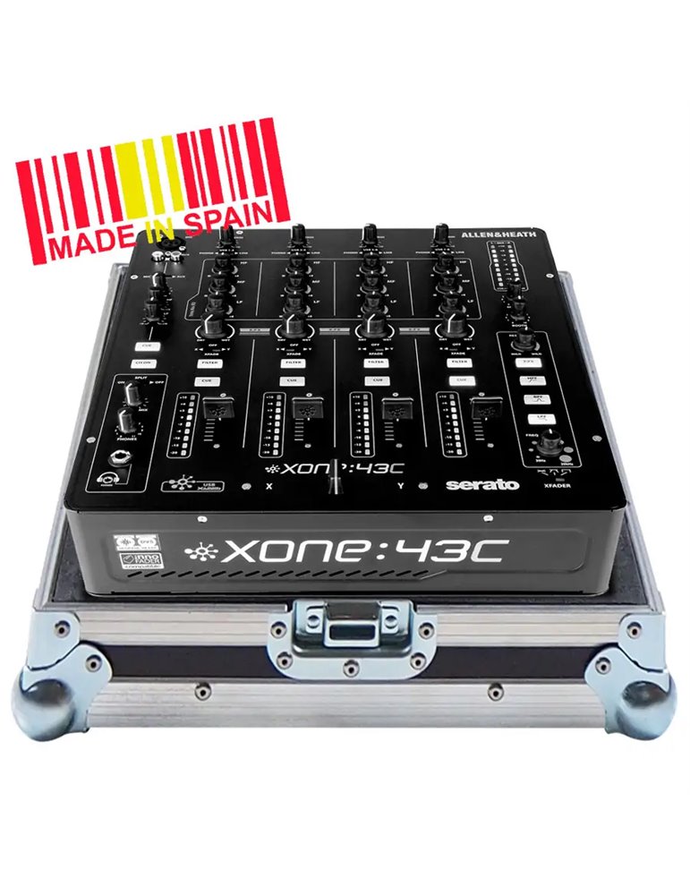 Flight case Mezclador Allen&heath® XONE43C Plata