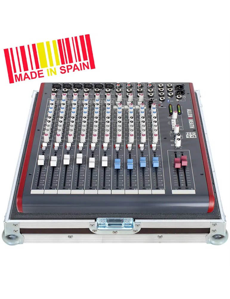 Flight case Mezclador Allen&Heath@ ZED14, Plata