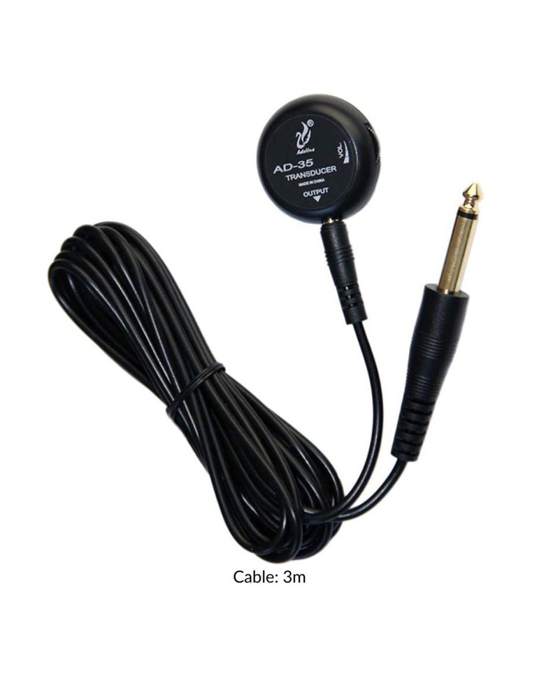 Pastilla Piezo Instrumento Acústico Adeline AD-35 Jack 6.35mm