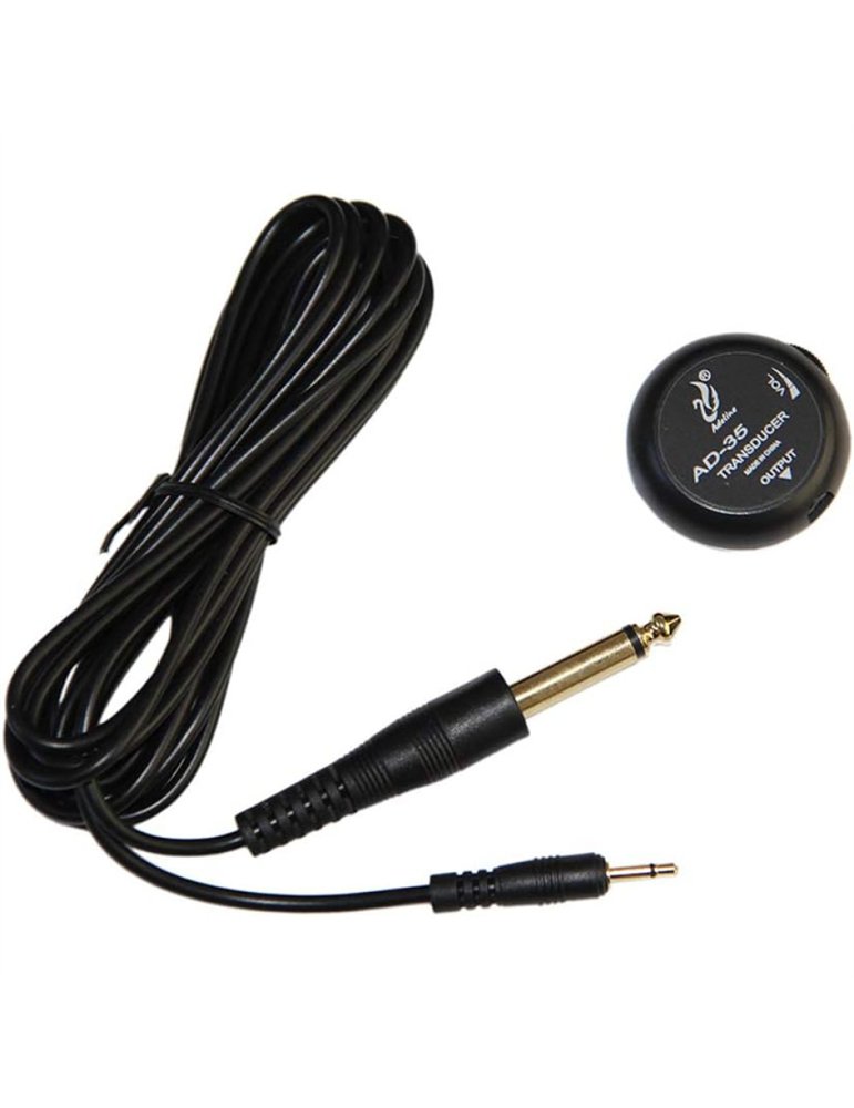 Pastilla Piezo Instrumento Acústico Adeline AD-35 Jack 6.35mm