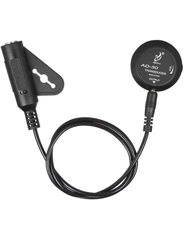 Pastilla Piezo Instrumento Acústico Adeline AD-30 Jack Hembra