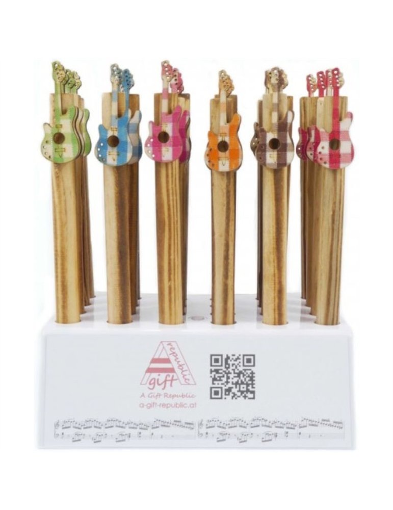 Pack 24 Bolígrafos Guitarra Eléctrica Agifty B-1057M