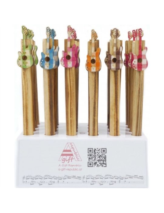 Pack 24 Bolígrafos Guitarra Eléctrica Agifty B-1057M