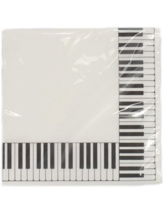 Paquete 20 servilletas Papel Teclas Agifty T-1005