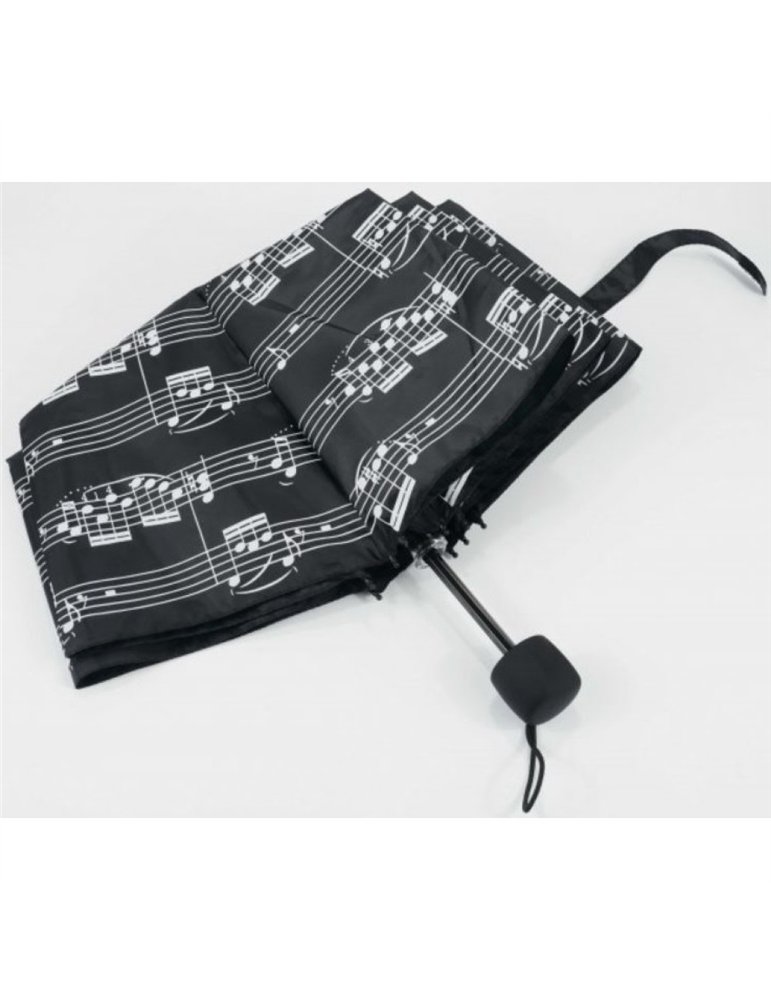 Mini Paraguas Notas Agifty U-2000 Negro