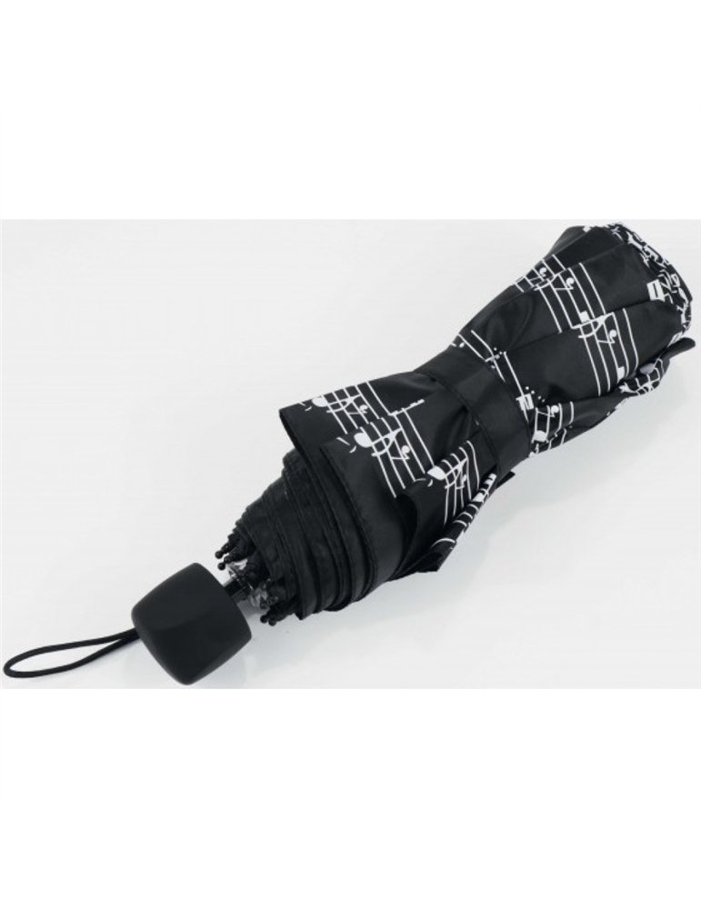 Mini Paraguas Notas Agifty U-2000 Negro