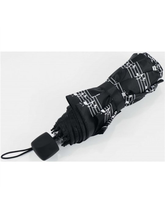 Mini Paraguas Notas Agifty U-2000 Negro