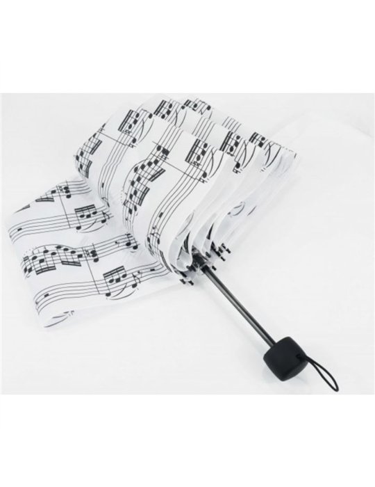 Mini Paraguas Notas Agifty U-2001 Blanco