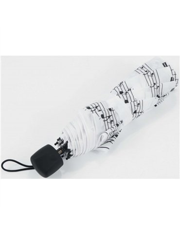 Mini Paraguas Notas Agifty U-2001 Blanco 2