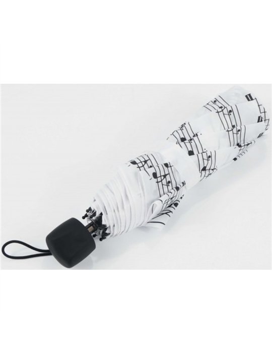 Mini Paraguas Notas Agifty U-2001 Blanco