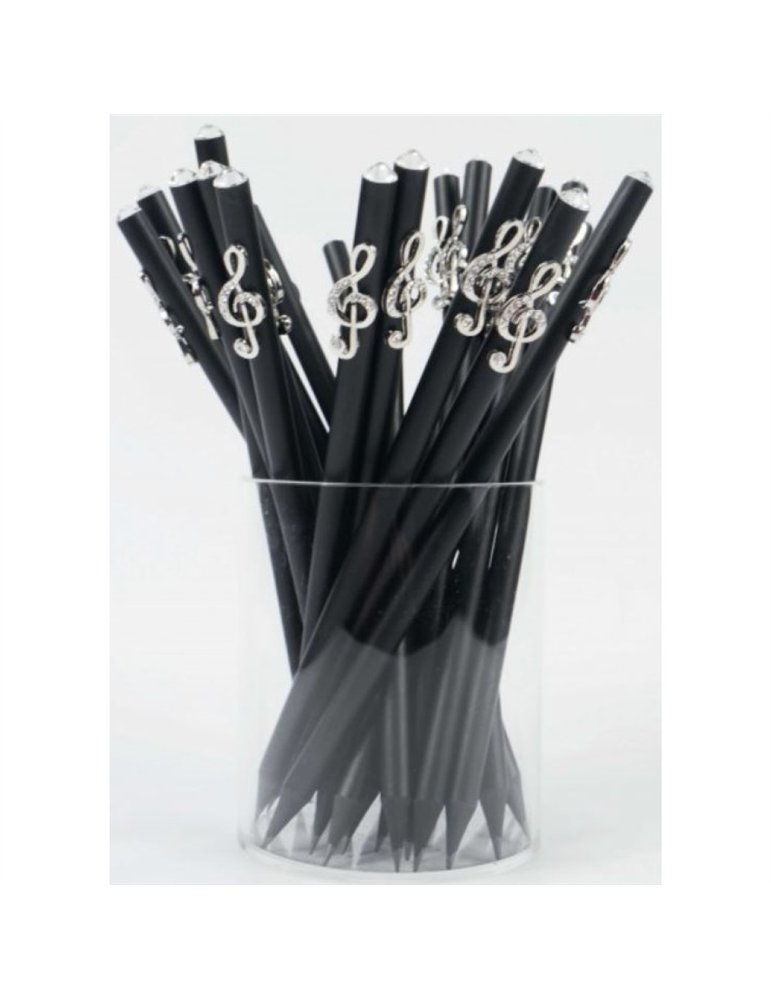 Lápiz Clave De Sol Plateada Agifty B-1111