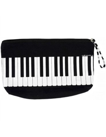 Estuche Multiusos Agifty B-3018 Negro Teclas Piano