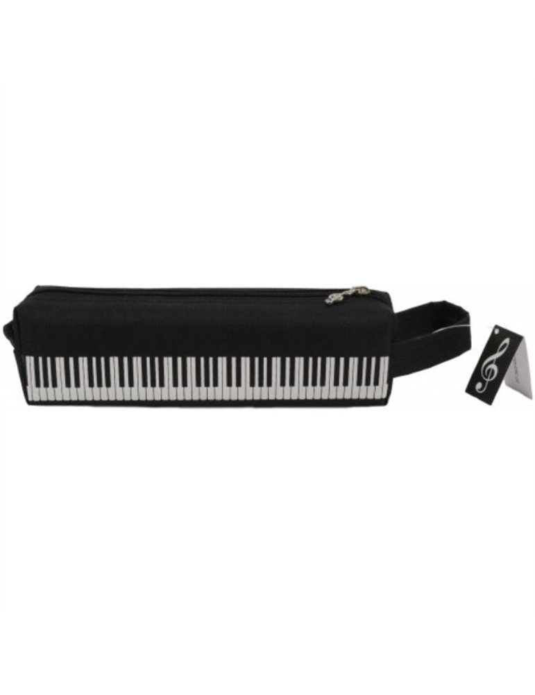 Estuche Escolar Teclado Agifty P-1027 Negro