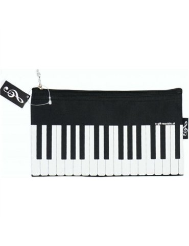 Estuche Escolar Teclado Agifty P-1024 Negro