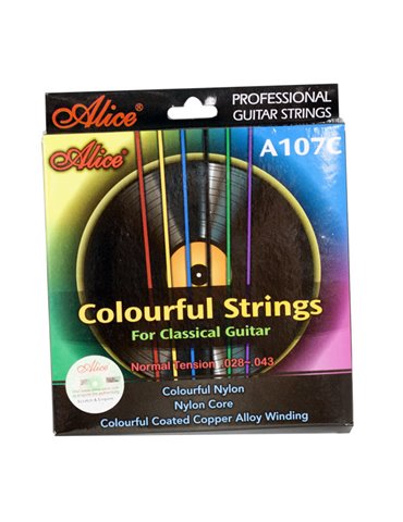Juego Cuerdas Guitarra Clasica Multicolor A107C 7796-096 096 - Multicolor
