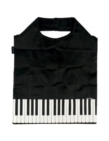 Bolsa Mini Shopper Teclas Piano Agifty B-3031 Negra