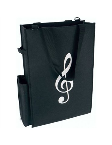 Bolsa Asa Al Hombro Clave de Sol Agifty B-3036 Negra