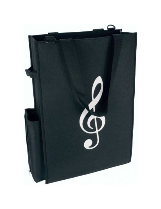 Bolsa Asa Al Hombro Clave de Sol Agifty B-3036 Negra