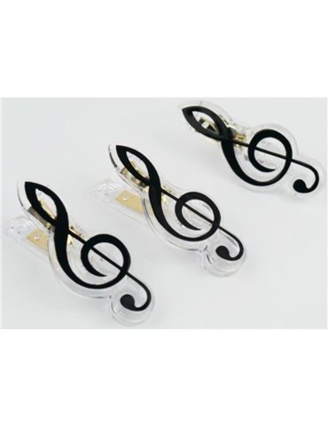 Clip Clave De Sol Agifty C-1064 Negro 7cm