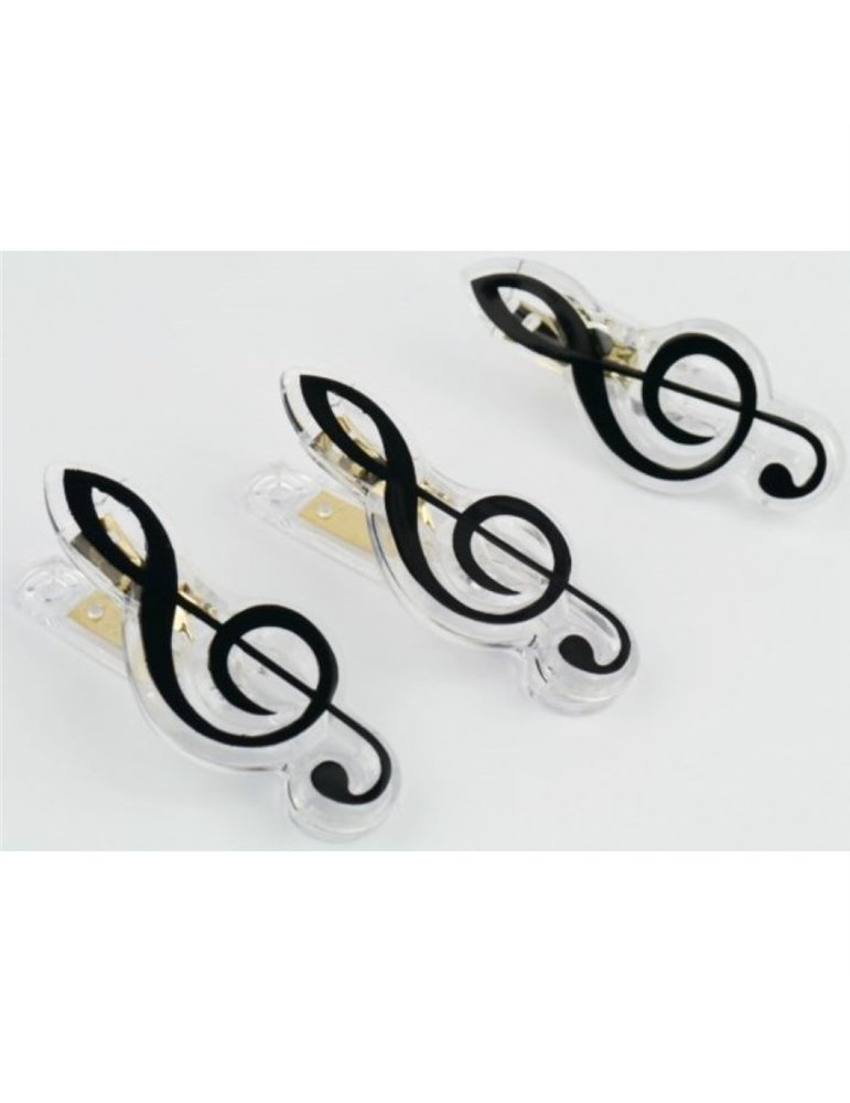 Clip Clave De Sol Agifty C-1064 Negro 7cm
