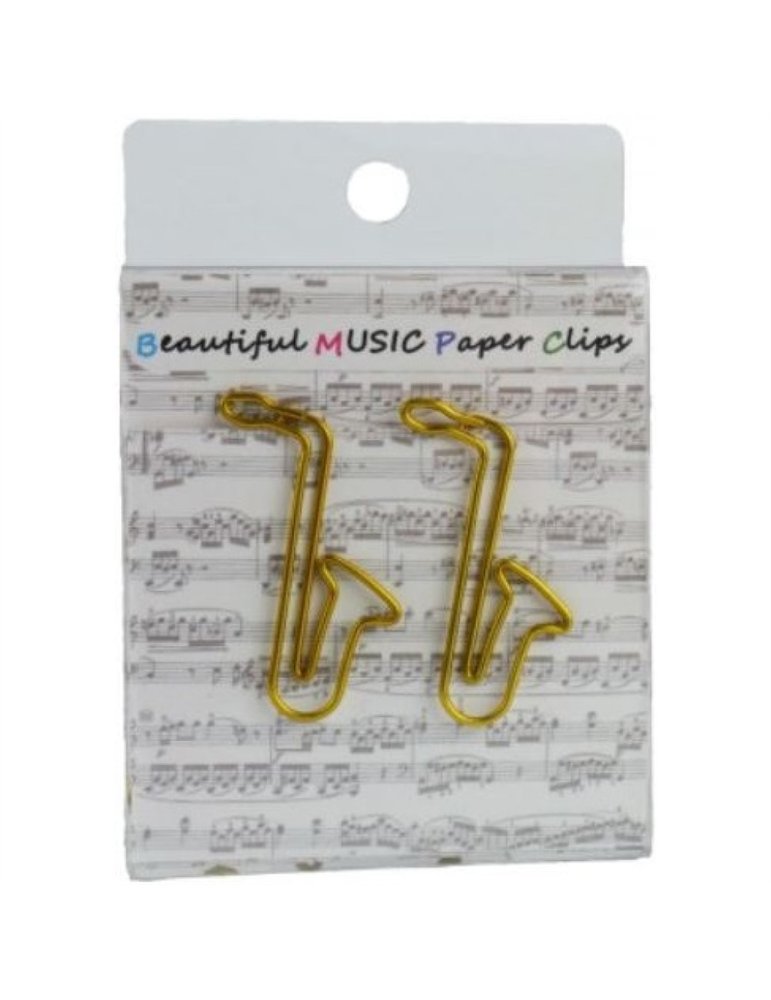Pack 15 Clips Saxo Agifty C-1049 Dorado 3,7cm