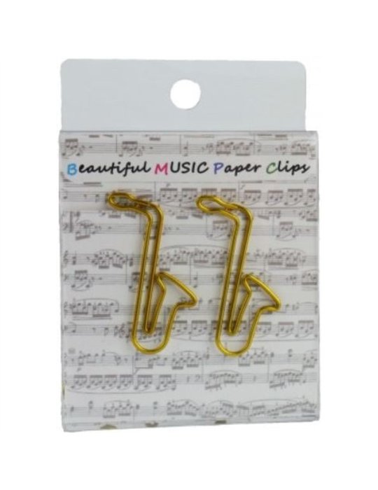 Pack 15 Clips Saxo Agifty C-1049 Dorado 3,7cm