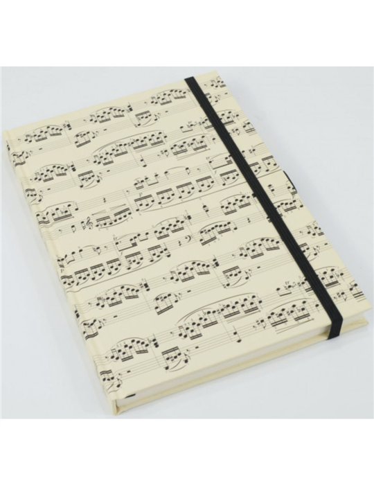 Libreta Notas Partituras Agifty N-1027 Crema
