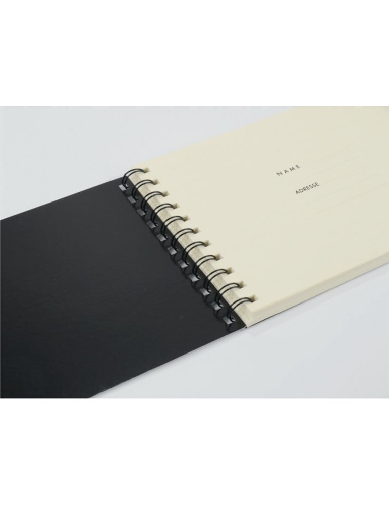 Bloc 1/4 Música Tapa Partituras Agifty N-1031 Blanco Apaisado