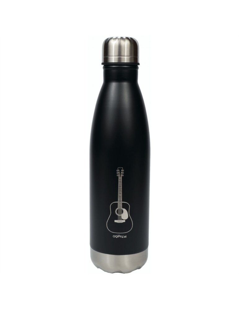 Termo 500 ml Guitarra Agifty M-7005 Negro