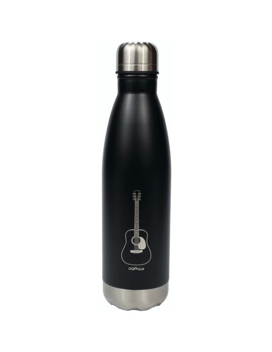 Termo 500 ml Guitarra Agifty M-7005 Negro