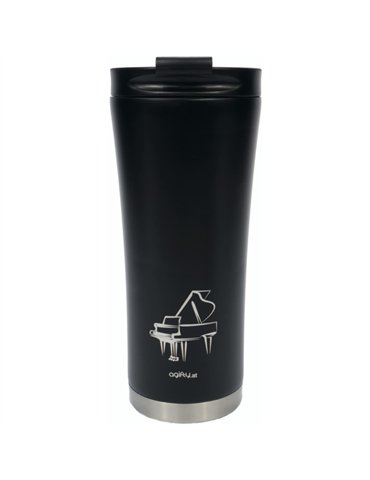 Coffee Termo Mug 500 ml Piano Agifty M-7009 Negro