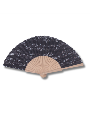 Abanico Partituras Agifty F-2001 Negro