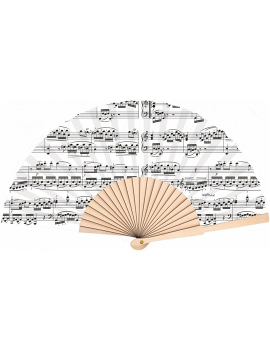 Abanico Partituras Agifty F-2005 Blanco