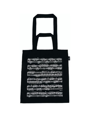 Bolsa Asa Partituras Agifty B-3089 Negra