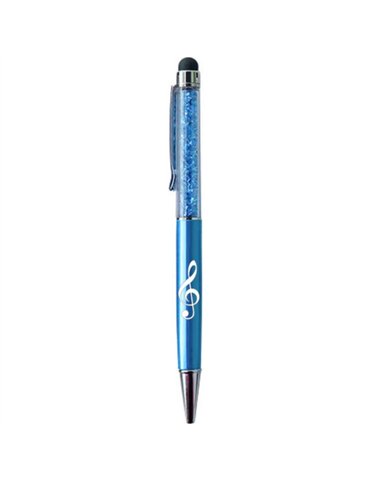 Bolígrafo Stylus Clave De Sol Agifty B-2024 Cristal Celeste