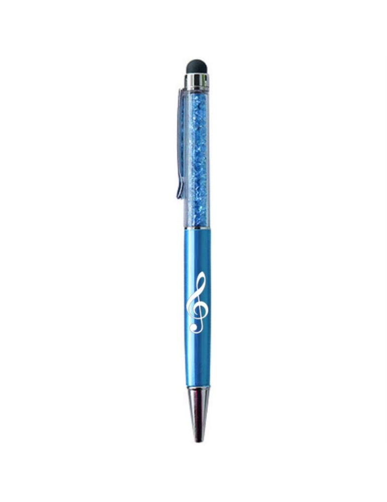 Bolígrafo Stylus Clave De Sol Agifty B-2024 Cristal Celeste