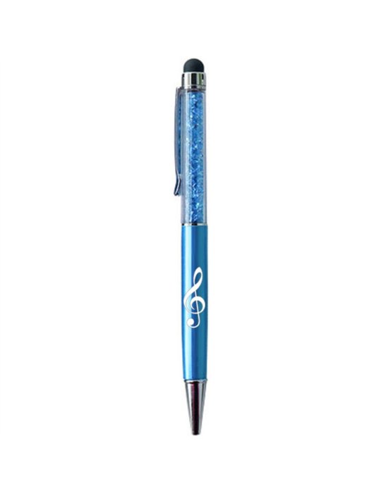 Bolígrafo Stylus Clave De Sol Agifty B-2024 Cristal Celeste