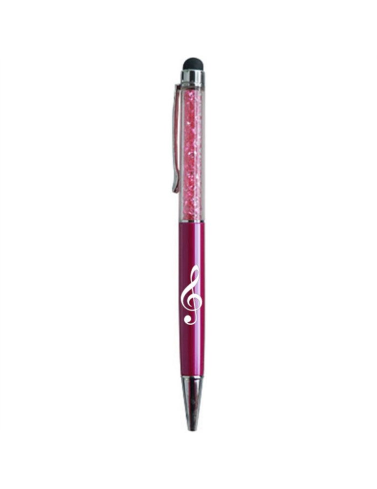 Bolígrafo Stylus Clave De Sol Agifty B-2021 Cristal Magenta
